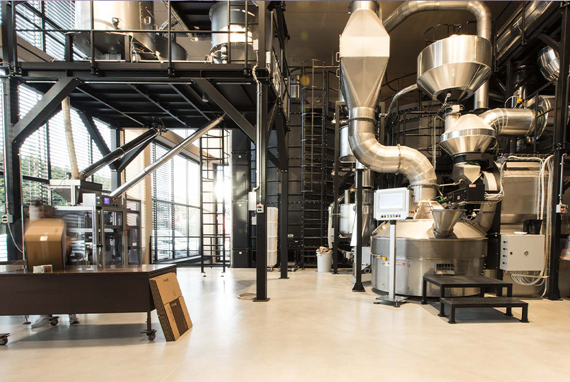 Installation Brambati pour le café avec torréfacteur Kar-s