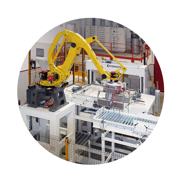 Robot avec compacteur