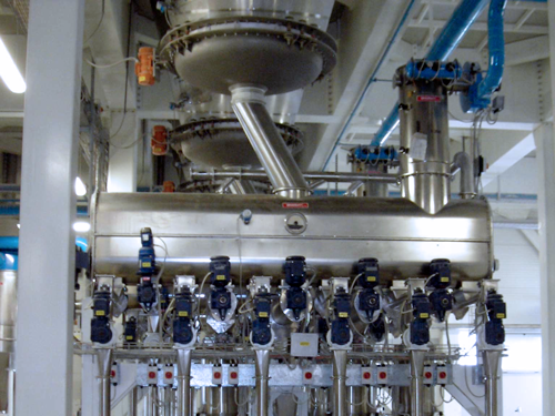Exemple installation de Brambati pour le process des biscuits