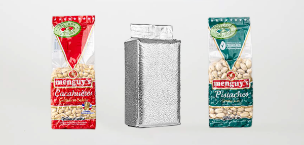 Produits sachets paquets sous vide, conditionnement de produits secs
