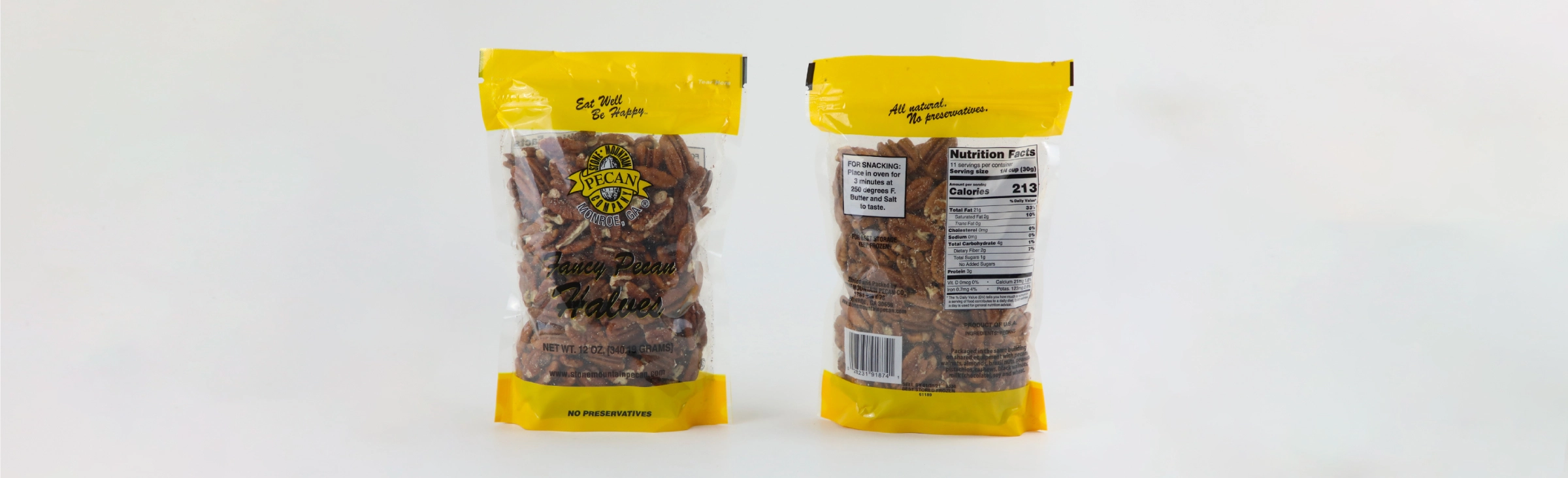 Ica Ensacheuse paquets Stand Up pour noix de pecan