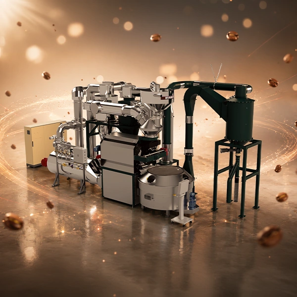 Ligne de torréfaction industrielle : automatiser une usine café complète